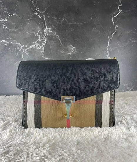 Burberry Small Macken Crossbody Black Bag