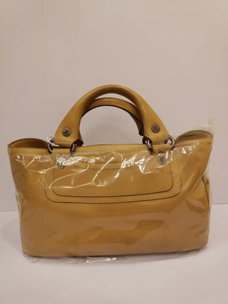 Celine Boogie Vintage Caramel Handbag