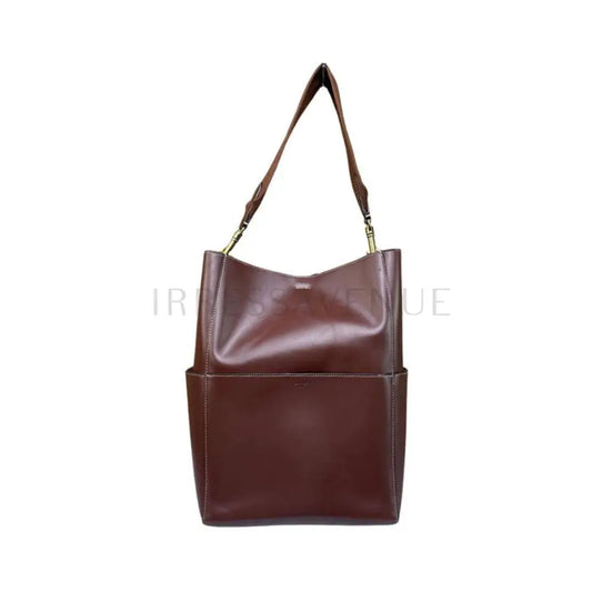 Celine Sangle Brown Calfskin Ghw 2016 Shoulder Bag