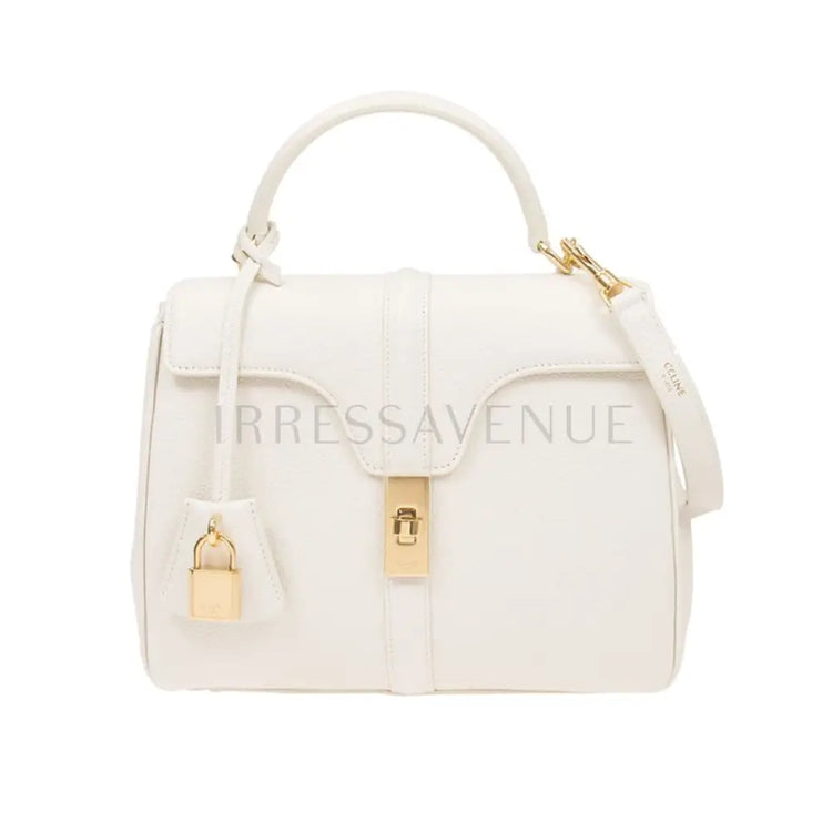 Celine Soft 16 Broken White Handbag