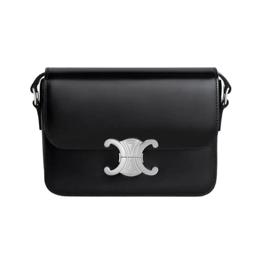 Celine Triomph Teen Black Shw Crossbody Bag