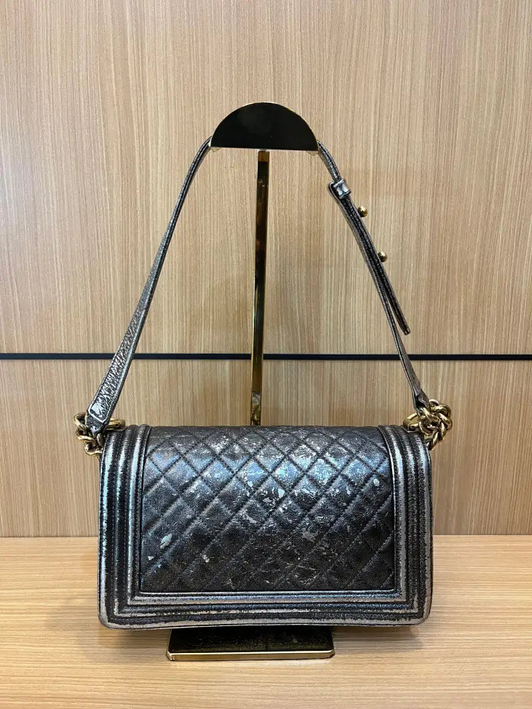 Chanel Boy Metalic Shoulder Bag Handbags