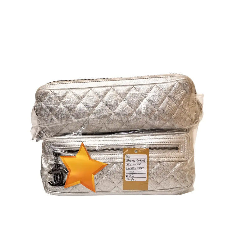 Chanel Casual Rock Airlines Shoulder Silver Bag