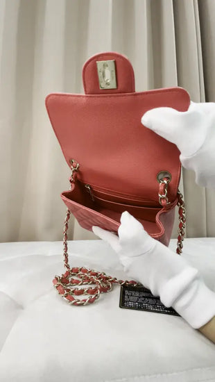 Chanel Classic Maxi Caviar Maroon Shw Shoulder Bag