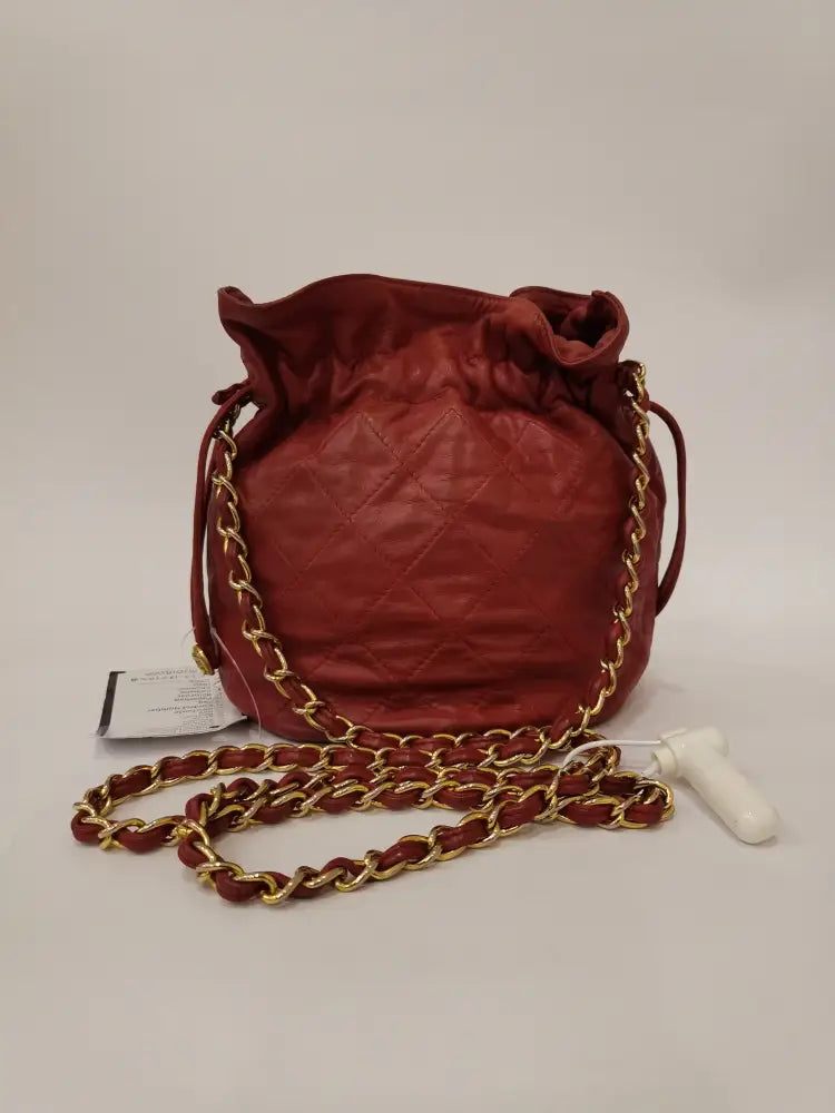 Chanel Drawstring Red #7 Crossbody Bag