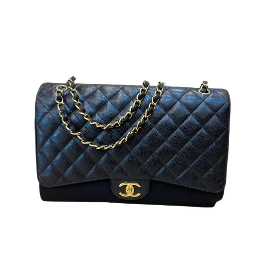 Chanel Maxi Black #20 Shoulder Bag Handbags