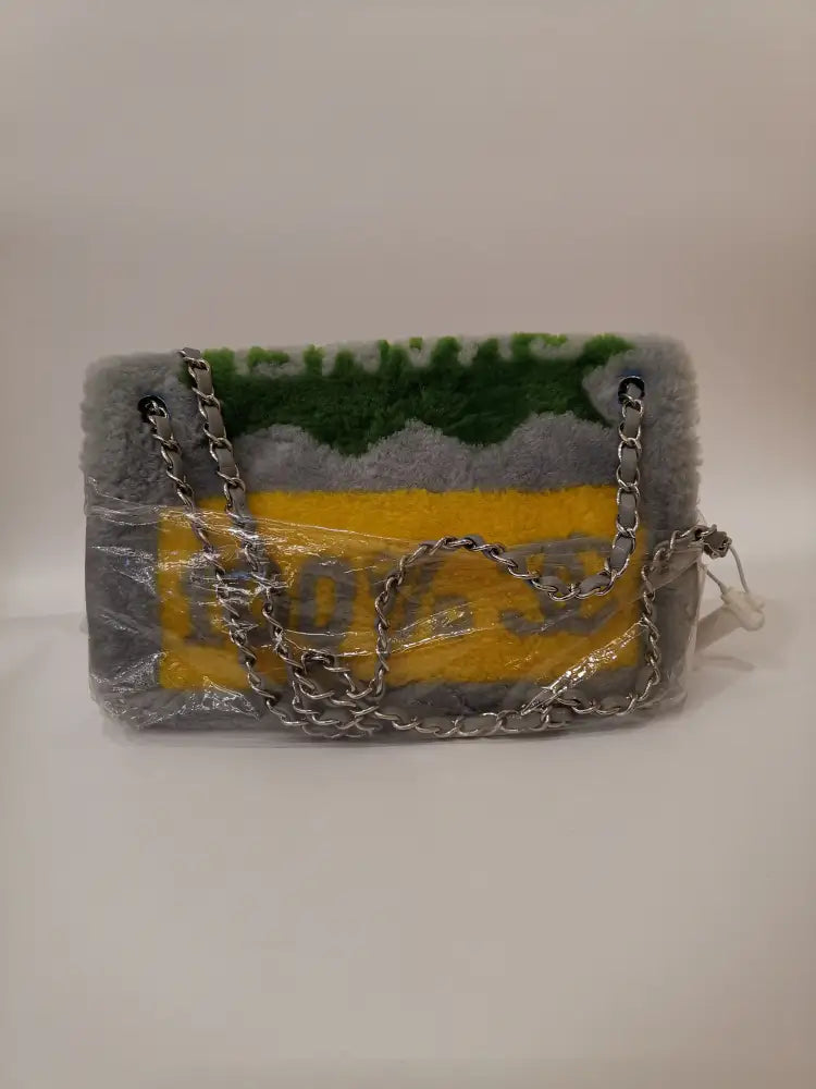 Chanel No. 5 Comic Clutch Silver Hardware 2014 Pouch &