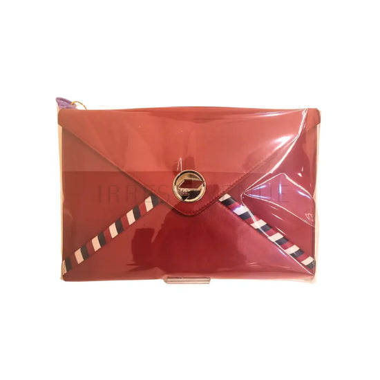 Chanel Red Airline Envelope Clutch Phw #22 Crossbody Bag