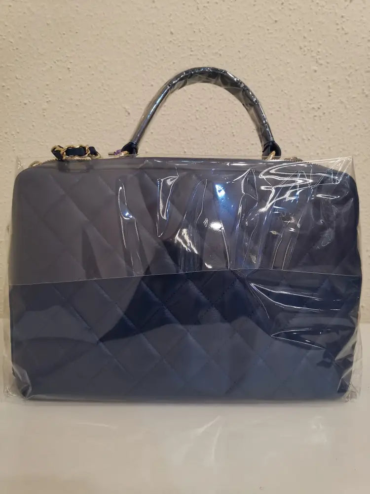 Chanel Trendy Blue Lambskin Medium Lghw #23 Handbag