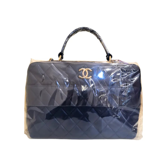 Chanel Trendy Blue Lambskin Medium Lghw #23 Handbag