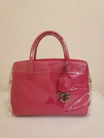 Christian Dior Bar Small Bi-Color Pink Orange (2014) Handbag