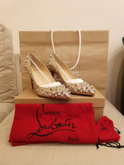 Christian Louboutin Aimantaclou 85 Liege Petite Size 38 Shoes