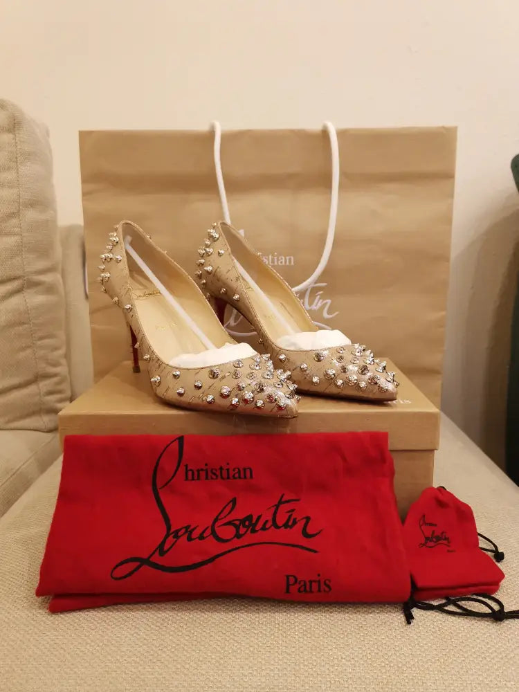 Christian Louboutin Aimantaclou 85 Liege Petite Size 38 Shoes