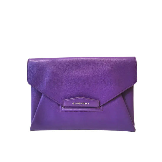 Clutch Givenchy Antigona Purple Pouch &