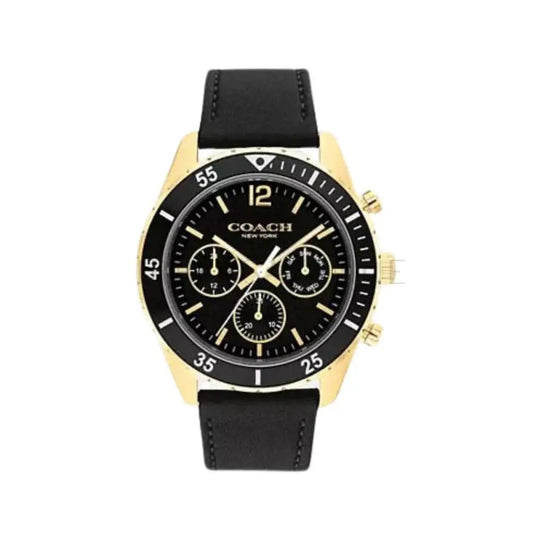 Coach Cole Watch Cs633 Black 44 Mm 2019