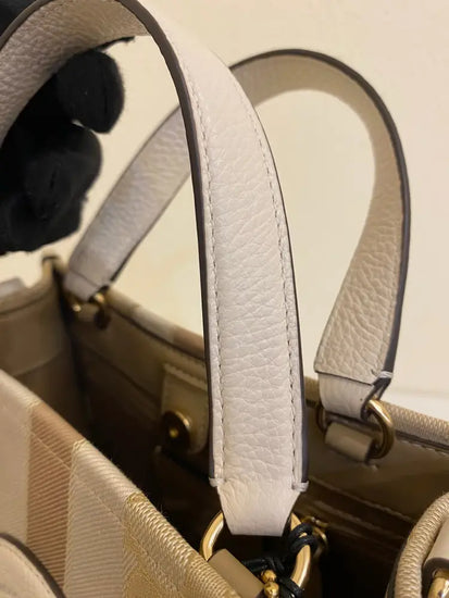 Coach Dempsey Tote White 2024 Crossbody Bag