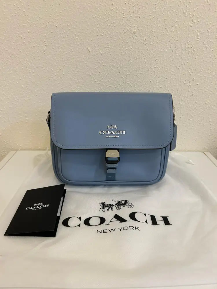 Coach Pace Messenger Cr098 Cornflower Crossbody Bag