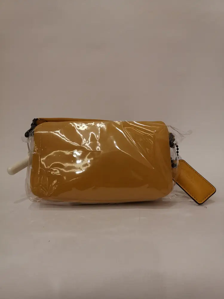 Coach Pillow Tabby 18 Yellow Shoulder Bag