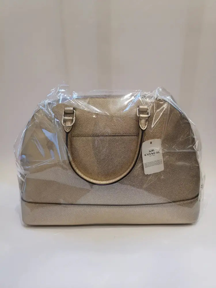 Coach Sierra Metallic Crossgrain Handbag