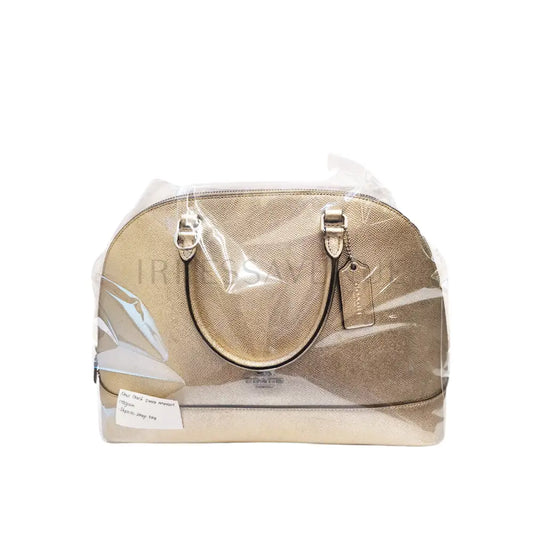 Coach Sierra Metallic Crossgrain Handbag