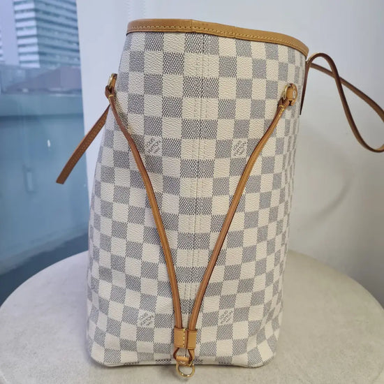 Damier Azur Neverfull Gm Tote Bag