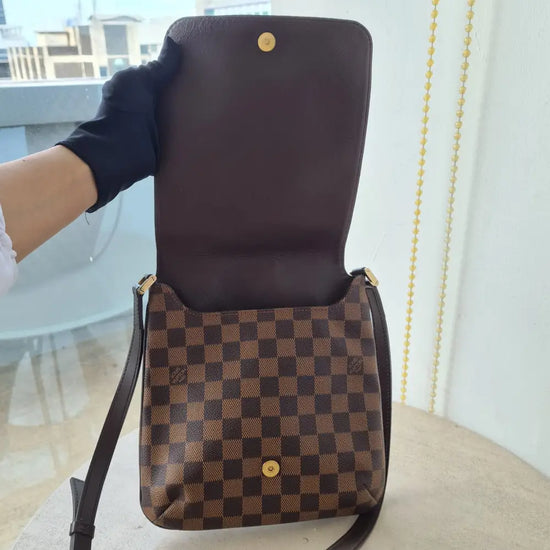 Damier Ebene Musette Salsa Pm Shoulder Bag