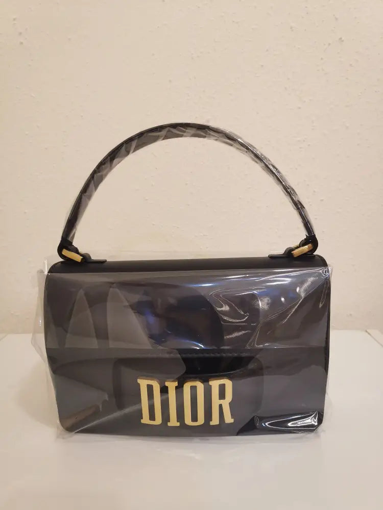 Dior Revolution Black Handle Flap Bag (2017) Crossbody