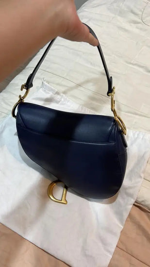 Dior Saddle Medium Dark Blue 2019 Shoulder Bag