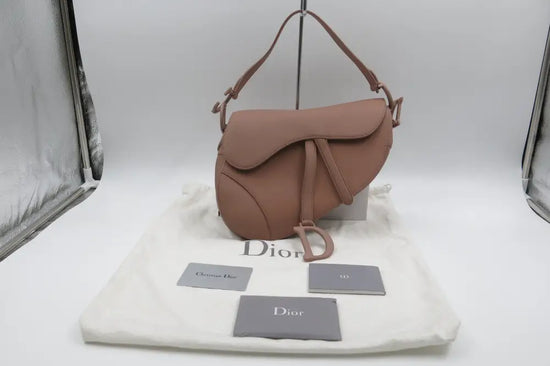 Dior Saddle Ultramatte Beige Handbag