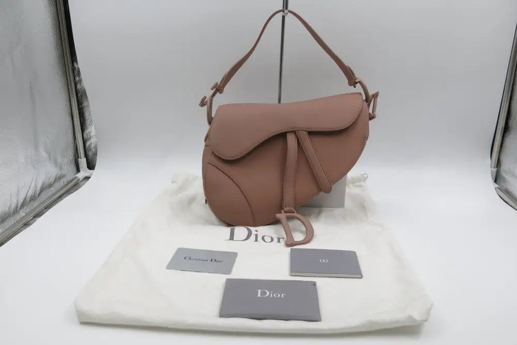 Dior Saddle Ultramatte Beige Handbag