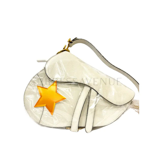 Dior Saddle White Shoulder Bag