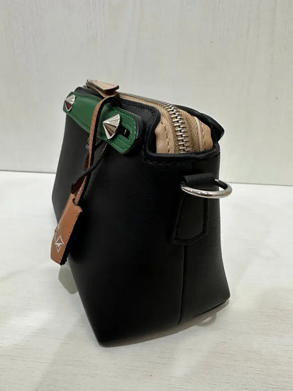 Fendi Btw Mini Boston Bag Black Hand