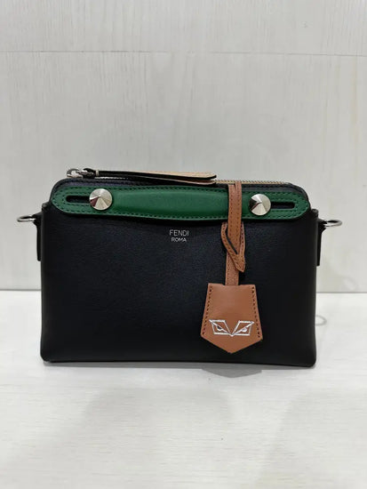 Fendi Btw Mini Boston Bag Black Hand