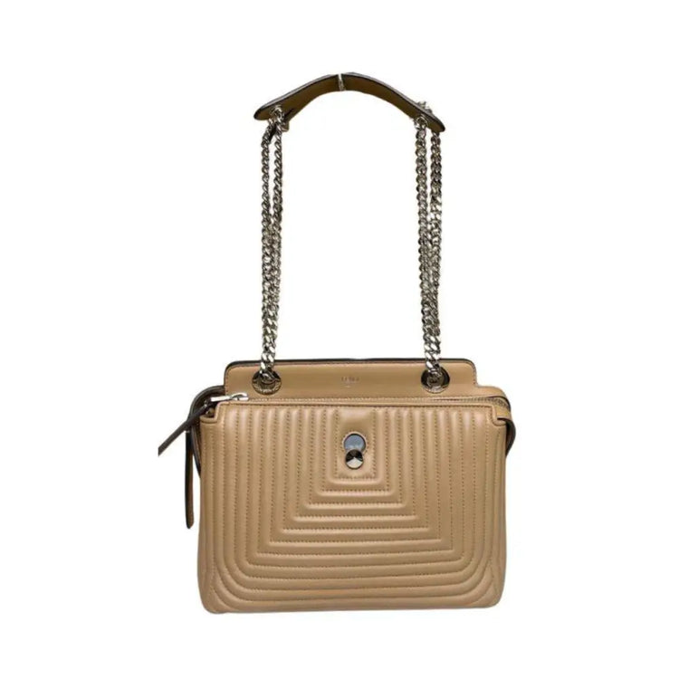 Fendi Dot Com Small Beige Shw 2016 Crossbody Bag