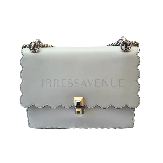 Fendi Kan I Light Blue Shw Crossbody Bag