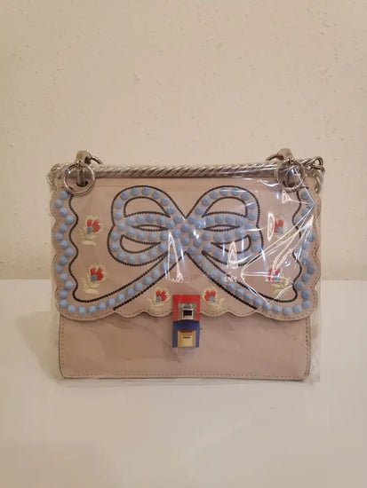 Fendi Kan I Small Studedded Bow Phw Crossbody Bag