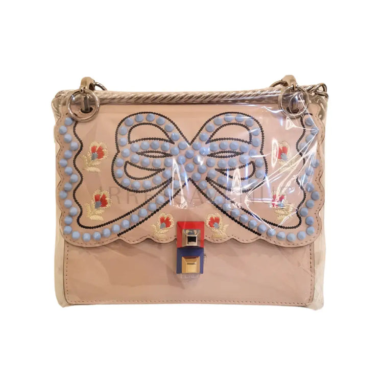 Fendi Kan I Small Studedded Bow Phw Crossbody Bag