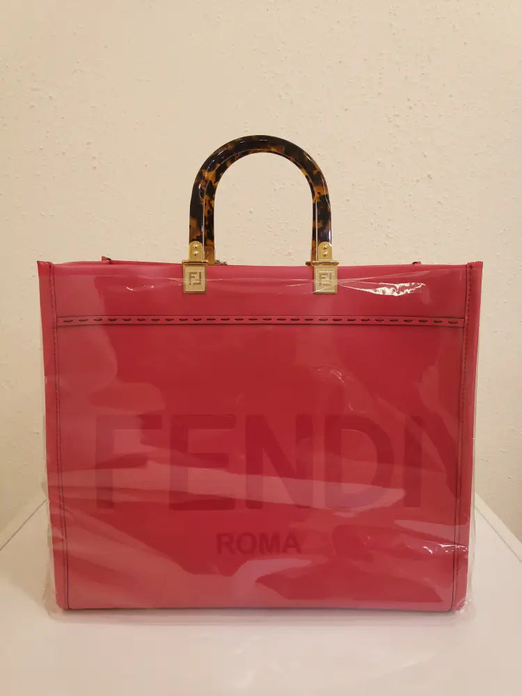 Fendi Sunshine Fuchsia Medium Tote Ghw (2021) Bag