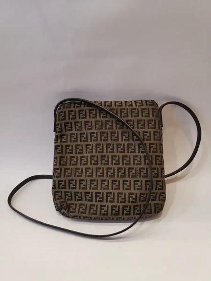 Fendi Zucchiro Vitello Crossbody Ff Monogram Bag