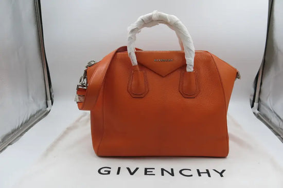 Givenchy Medium Antigona Orange Handbag