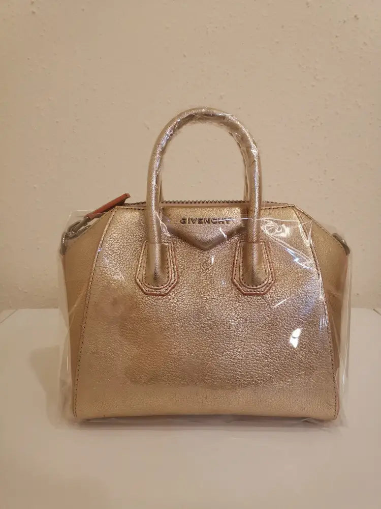 Givenchy Mini Rose Gold Metalic Antigona Phw (2019) Handbag