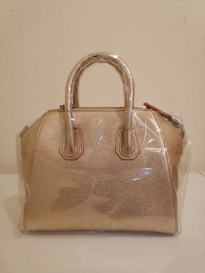 Givenchy Mini Rose Gold Metalic Antigona Phw (2019) Handbag