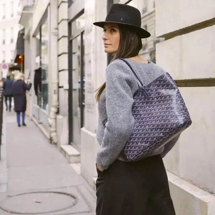 Goyard Artois Pm In Marine Navy Blue Handbag