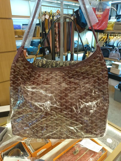 Goyard Boheme Hobo Bag In Burgundy 2024 Handbag