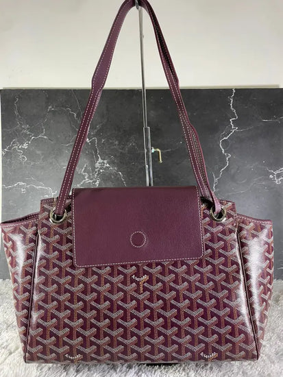 Goyard Rouette Pm Bordeaux Shoulder Bag