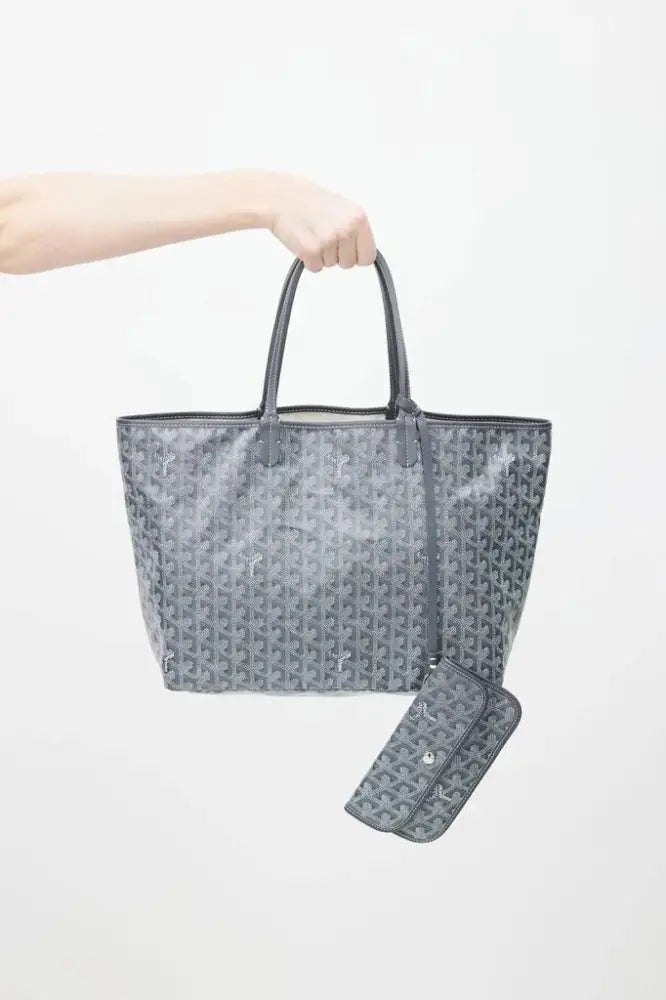 Goyard St Louis Grey Tote Bag