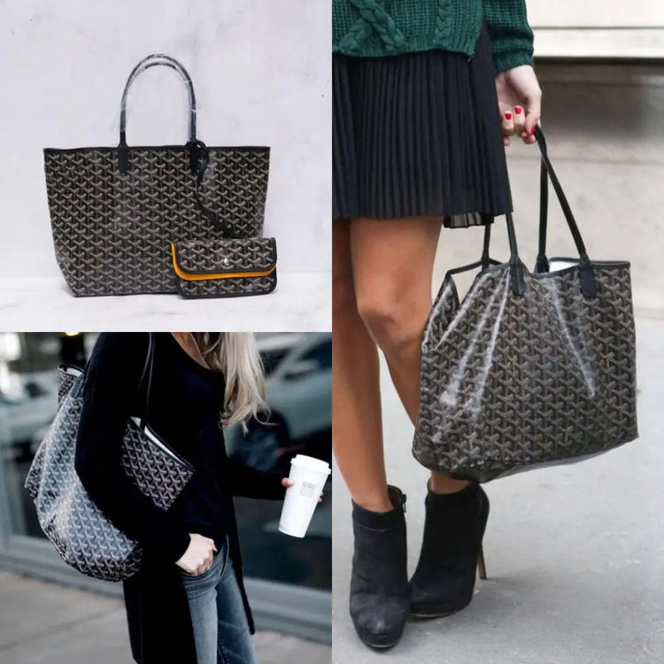 Goyard St Louis Pm Black / Tote Bag