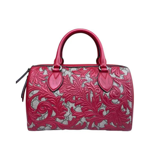 Gucci Boston Supreme Red Handbag