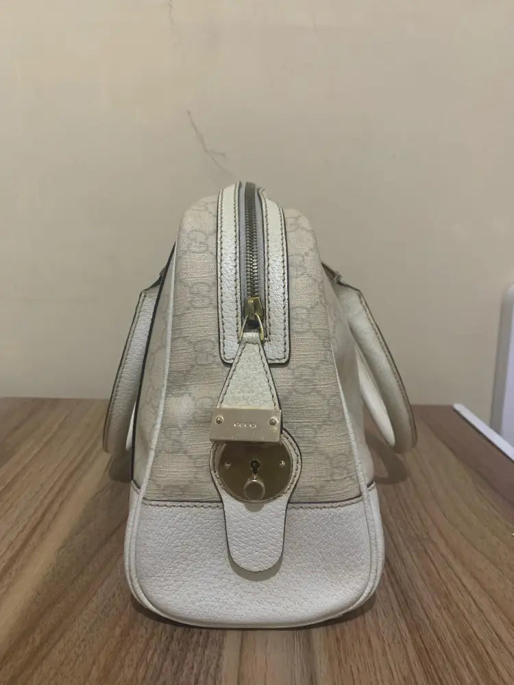 Gucci Broken White Stripes Handbag 2015