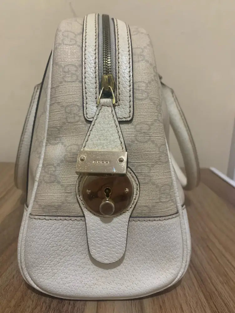 Gucci Broken White Stripes Handbag 2015